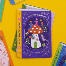 Load image into Gallery viewer, New Home Card - Mushroom House - Book Card - Mifkins