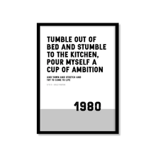 Load image into Gallery viewer, Song Lyrics Print - 9 to 5 - Dolly Parton - JAM Artworks