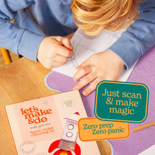 Load image into Gallery viewer, Crafting Kit for Children - Make Your Own Space Rocket - 3D Kids Colouring Craft Kit - Images by Let's Make & Do