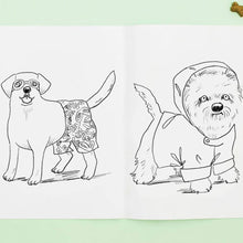 Load image into Gallery viewer, Doggy Dress-Up Colouring Book - Jo Clark Design - Dog lovers