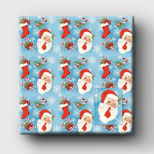 Load image into Gallery viewer, Secret Santa Wrapping Paper and Gift Tags Pack - 3 Sheets and Tags Pack - Recycled, sustainable & eco-friendly gift wrapping - Curlicue