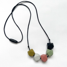 Load image into Gallery viewer, Teething Necklace - Fall - Geometric Silicon Bead Teething Jewellery - Mama Knows
