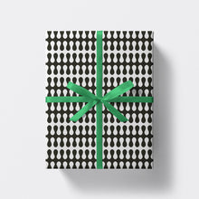 Load image into Gallery viewer, Trippy Monochrome Gift Wrap - Stylish Wrapping Paper - Studio Boketto