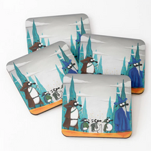 Load image into Gallery viewer, Coaster - Fellowsheep of the Ring - Sheep Puns - Lord of The Rings - Mervyn Tay Art