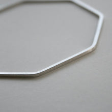Load image into Gallery viewer, Octagon Bangle - Sterling Silver - Gemma Fozzard