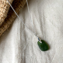 Load image into Gallery viewer, Sea Glass Necklace - Sterling Silver - various colours - Fayth Seaglass