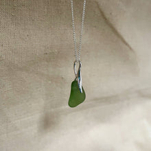 Load image into Gallery viewer, Sea Glass Necklace - Sterling Silver - various colours - Fayth Seaglass