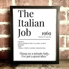 Load image into Gallery viewer, Movie Dictionary Description Quote Print - The Italian Job - Movie Prints by Zwag