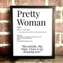 Load image into Gallery viewer, Movie Dictionary Description Quote Print - Pretty Woman - Movie Prints by Zwag