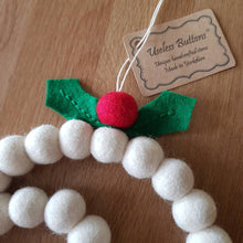 Load image into Gallery viewer, Felt Ball Christmas Pudding Hanging Christmas Decoration - Useless Buttons