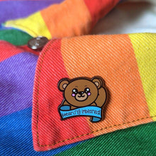 Load image into Gallery viewer, Hearing Impaired Enamel Pin - Hearing Imbeared - Chronic Illness - Invisible Illness Club - Innabox