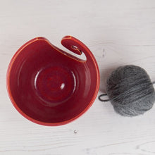 Load image into Gallery viewer, Yarn Bowl - Deep Grapefruit Pink - Thrown In Stone