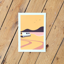 Load image into Gallery viewer, Last Trip of the Summer - Orange - A4 print series - 3 designs to choose - Or8Design