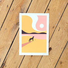 Load image into Gallery viewer, Last Trip of the Summer - Orange - A4 print series - 3 designs to choose - Or8Design