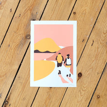 Load image into Gallery viewer, Last Trip of the Summer - Orange - A4 print series - 3 designs to choose - Or8Design