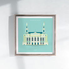 Load image into Gallery viewer, Civic Hall, Millennium Square, Leeds - Square Print - Empty Insides Art