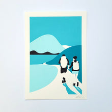 Load image into Gallery viewer, Last Trip of the Summer - Blue - A4 print series - 3 designs to choose - Or8Design