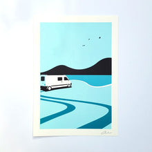 Load image into Gallery viewer, Last Trip of the Summer - Blue - A4 print series - 3 designs to choose - Or8Design