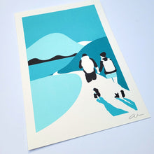 Load image into Gallery viewer, Last Trip of the Summer - Blue - A4 print series - 3 designs to choose - Or8Design