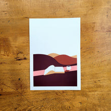 Load image into Gallery viewer, Getting Away From It All- A4 Digital Print - Or8 Design