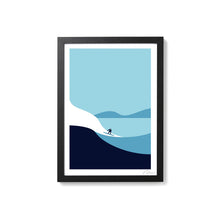 Load image into Gallery viewer, Surf's Up - A4 Digital Print - Or8 Design