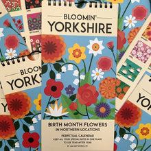 Load image into Gallery viewer, Perpetual Calendar - Bloomin' Yorkshire - Yorkshire Gift idea - JAM Artworks