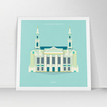 Load image into Gallery viewer, Civic Hall, Millennium Square, Leeds - Square Print - Empty Insides Art