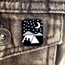 Load image into Gallery viewer, Lost in the Stars Enamel Pin - Or8 Design - camping, outdoors, adventure