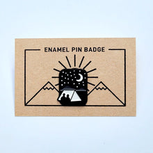 Load image into Gallery viewer, Lost in the Stars Enamel Pin - Or8 Design - camping, outdoors, adventure