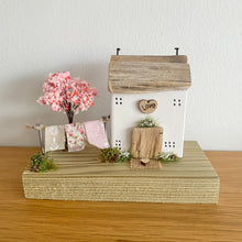 Load image into Gallery viewer, Washday Wooden Cottage - White Washday Cottage - Tina's Lovely Creations