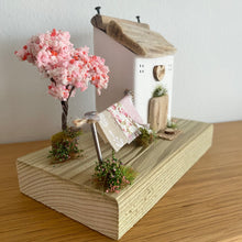 Load image into Gallery viewer, Washday Wooden Cottage - White Washday Cottage - Tina's Lovely Creations