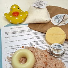 Load image into Gallery viewer, Little Box of Calm - bath and body self care gift set - Little Shop of Lathers