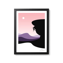 Load image into Gallery viewer, Edge of the Edge - Digital Print - Climbing themed art print - Or8 Design