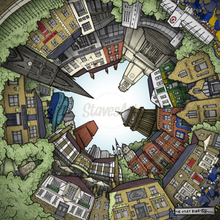 Load image into Gallery viewer, The Otley Run - Yorkshire Gift Idea - Square Print - StavesArt