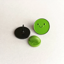 Load image into Gallery viewer, Enamel Pin - Pea of Positivity Pin - By Kate Elford