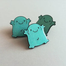 Load image into Gallery viewer, Enamel Pin - A Little Positive Vibe - Anti-Anxiety Buddy - Positive Pin - By Kate Elford