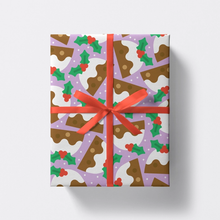 Load image into Gallery viewer, Christmas Gift Wrap - Christmas Pudding - Figgy Pud - Studio Boketto
