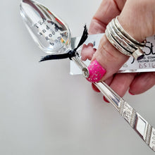 Load image into Gallery viewer, Here's to foolishness and friendship - stamped spoon - Dollop and Stir - sentimental gift idea