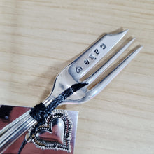 Load image into Gallery viewer, Cake love - Stamped Cake Fork - stamped fork - Dollop and Stir