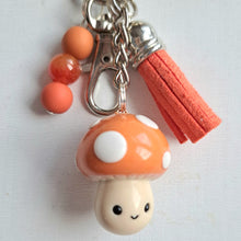 Load image into Gallery viewer, Toadstool bag charm / keyring - Pins and Noodles