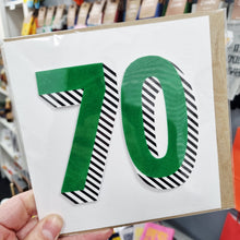 Load image into Gallery viewer, Greetings Card - 70th Birthday - 44 Ideas - 70th Anniversary