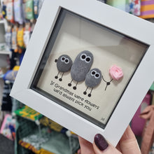 Load image into Gallery viewer, If Grandmas were flowers we'd always pick you - Grandma Pebble Art Frame - Pebbled19