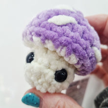 Load image into Gallery viewer, Crochet Baby/Children Plush Toy - UKCA Tested - Mushi Popper - Mushrooms - Various Colours - Paw in Hand Crafts
