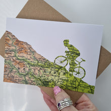Load image into Gallery viewer, Vintage Map silhouette cards - Yorkshire and Leeds - Studio Seven