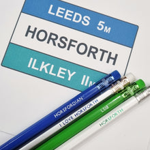 Load image into Gallery viewer, Pencil Set - Horsforth - Yorkshire Gift Idea - Horsforth souvenier!