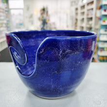 Load image into Gallery viewer, Yarn Bowl - Midnight Purple - Thrown In Stone