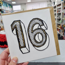 Load image into Gallery viewer, Birthday Card - 16th Birthday - 44 Ideas