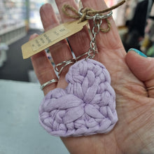 Load image into Gallery viewer, Crochet Heart Keyring - Best Efforts