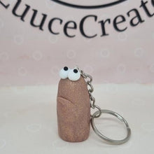 Load image into Gallery viewer, Grumpies Keyrings - Mini Polymer Clay Keyring - Luuce Creates