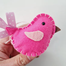 Load image into Gallery viewer, Bird - Rainbow Felt Bird Decoration - Lots of Colours - Quirky Threads Art